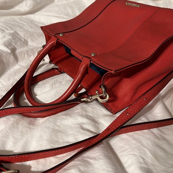 Rebecca Minkoff Avery Mini Tote Bag In Red - Picture 6 of 6